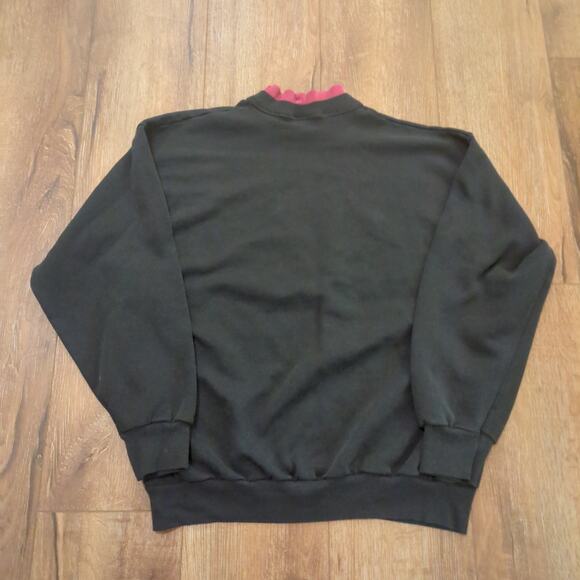 VTG Oregon Christmas Adult XL Double Collar Sweatshirt Grandma Grandpa Goth Emo - Picture 7 of 7